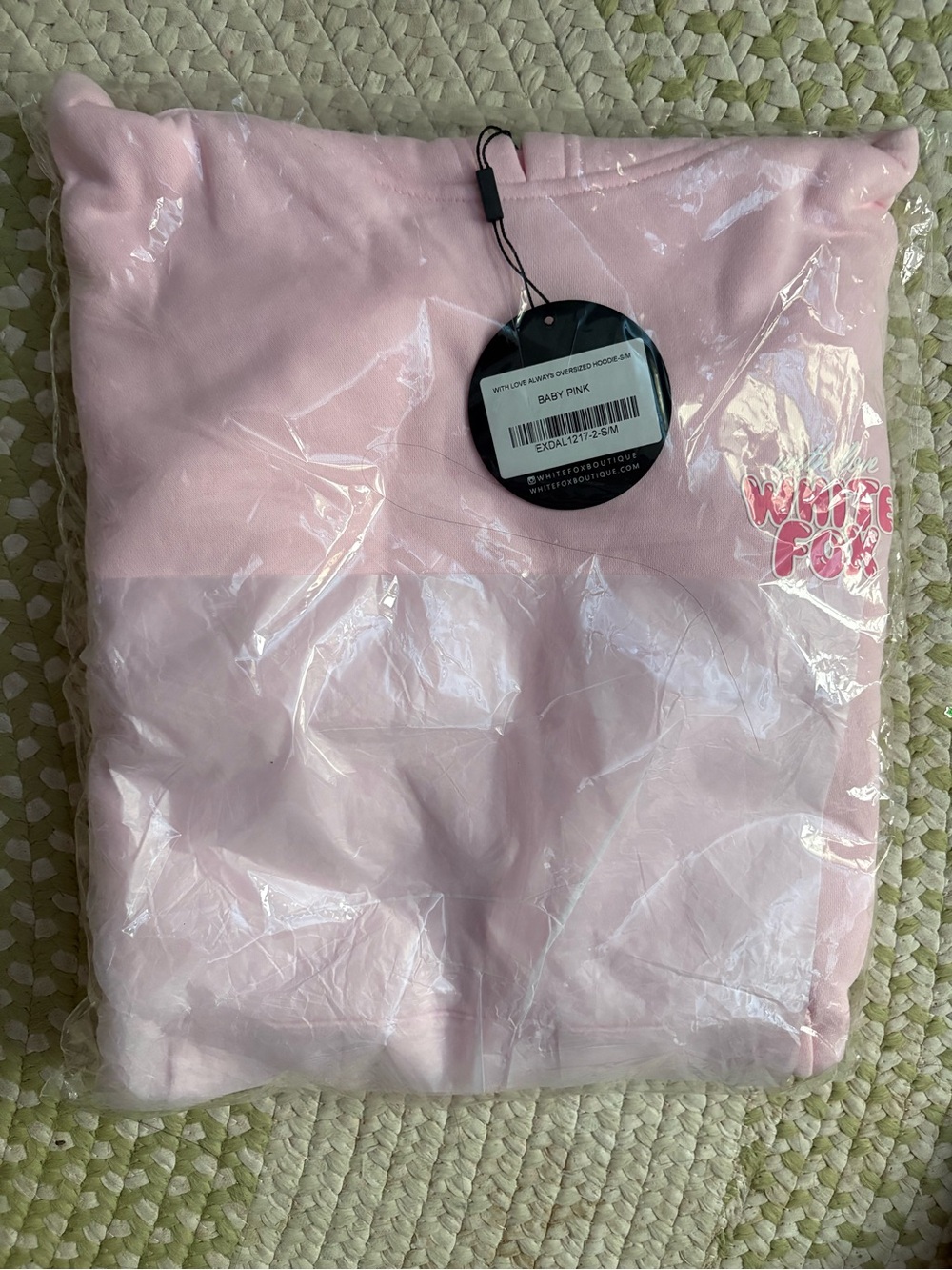 White Fox Boutique Baby Pink Sweatshirt